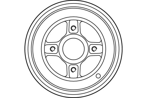 Bremstrommel - DB4212 TRW