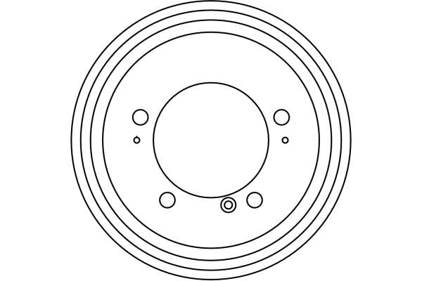 Bremstrommel - DB4258 TRW