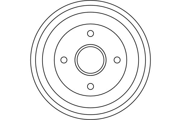 Brake Drum - DB4275 TRW