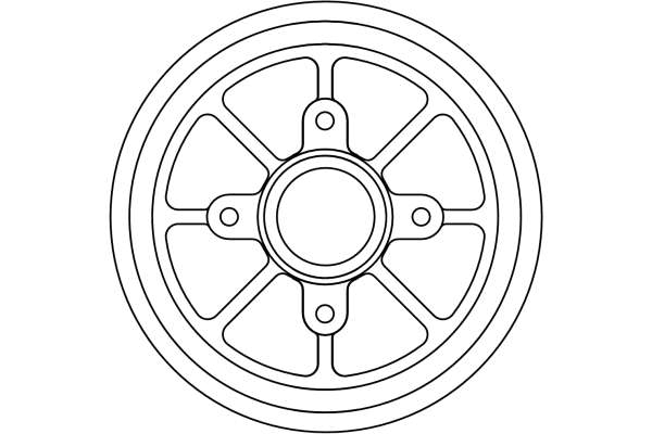 Brake Drum - DB4310 TRW