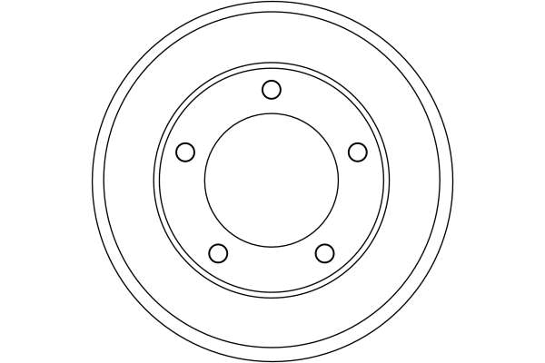 Bremstrommel - DB4316 TRW