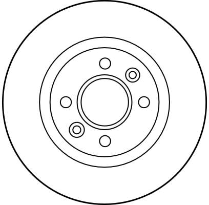 Bremsscheibe - DF1017 TRW