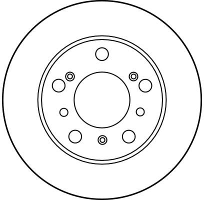 Bremsscheibe - DF1114 TRW
