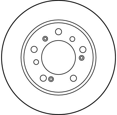 Bremsscheibe - DF1118 TRW