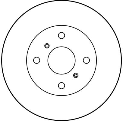 Bremsscheibe - DF1423 TRW