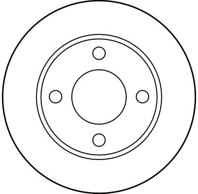 Brake Disc - DF1526 TRW