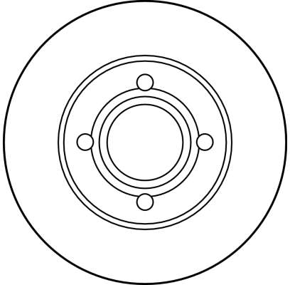 Bremsscheibe - DF1530 TRW