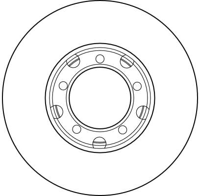 Bremsscheibe - DF1577 TRW
