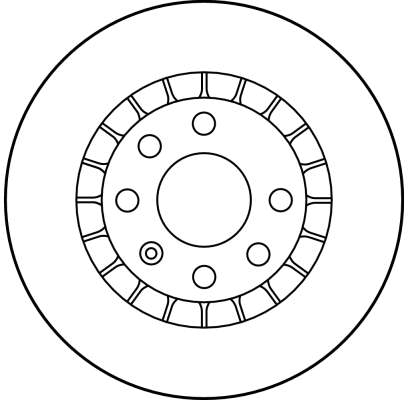 Bremsscheibe - DF1625 TRW