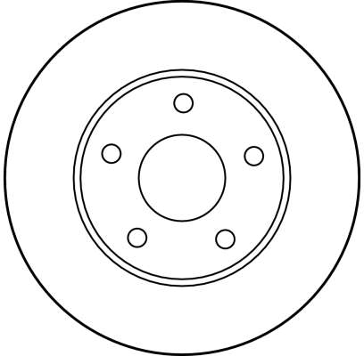 Brake Disc - DF1647 TRW