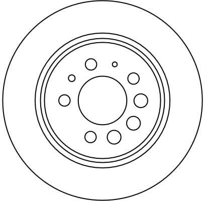 Bremsscheibe - DF1674 TRW