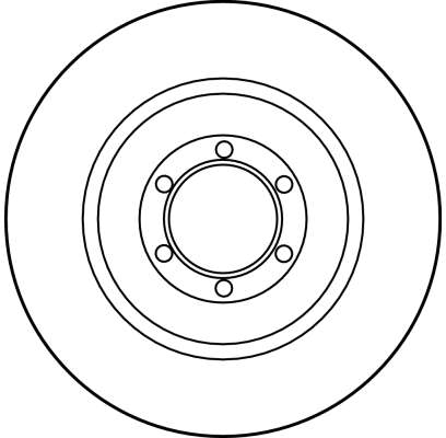 Bremsscheibe - DF1707 TRW