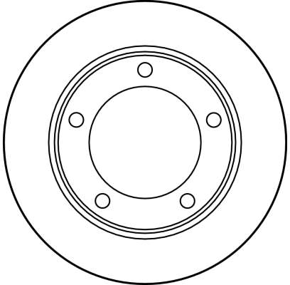 Bremsscheibe - DF1725 TRW