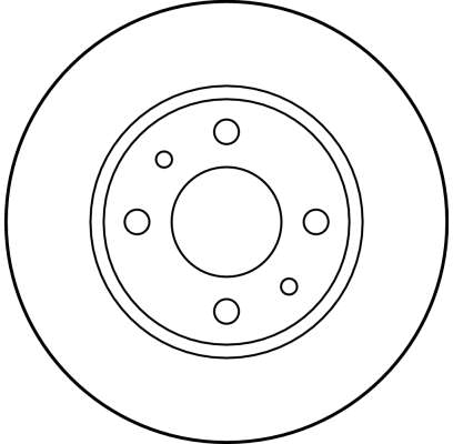 Bremsscheibe - DF1748 TRW