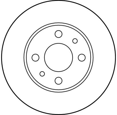 Bremsscheibe - DF1791 TRW