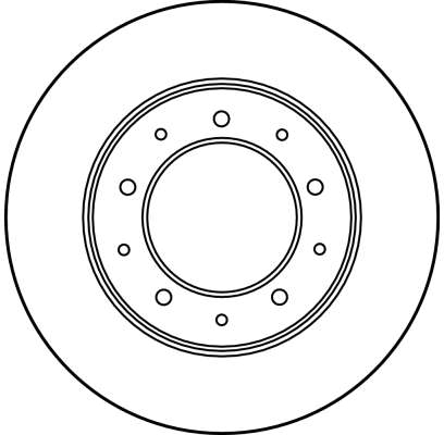 Bremsscheibe - DF1802 TRW