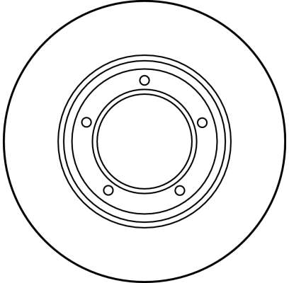 Brake Disc - DF1803 TRW