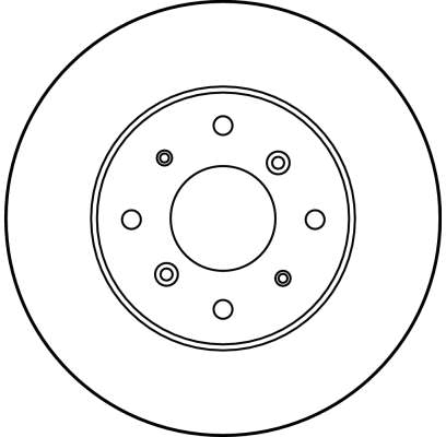 Bremsscheibe - DF1811 TRW