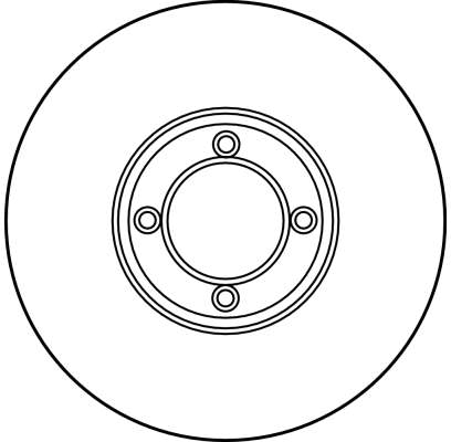 Brake Disc - DF1856 TRW