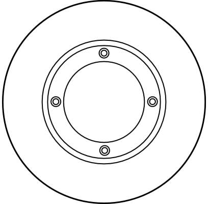 Brake Disc - DF1925 TRW