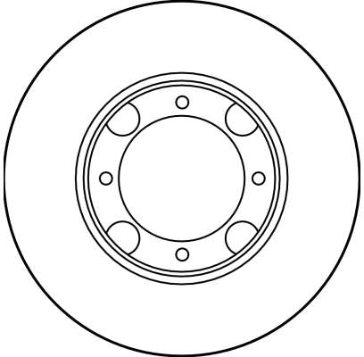 Brake Disc - DF1958 TRW