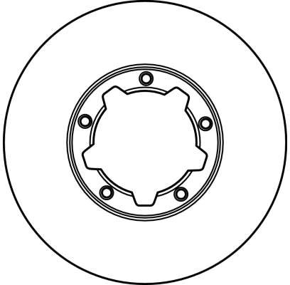 Brake Disc - DF2001 TRW