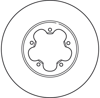 Bremsscheibe - DF2389S TRW