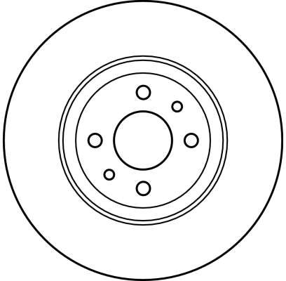 Bremsscheibe - DF2566 TRW