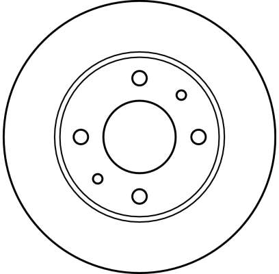 Bremsscheibe - DF2576 TRW