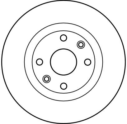 Bremsscheibe - DF2586 TRW