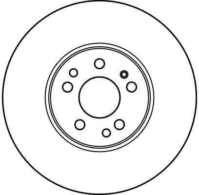 Brake Disc - DF2595S TRW