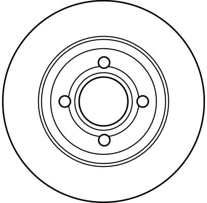Bremsscheibe - DF2597 TRW