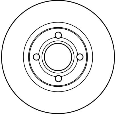 Bremsscheibe - DF2601 TRW