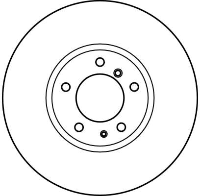 Bremsscheibe - DF2602S TRW