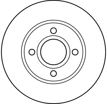 Brake Disc - DF2622 TRW