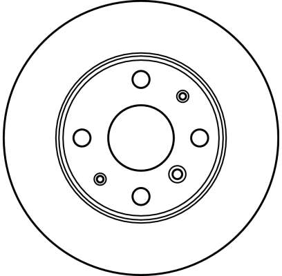 Brake Disc - DF2635 TRW