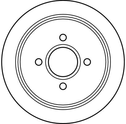 Bremsscheibe - DF2647 TRW