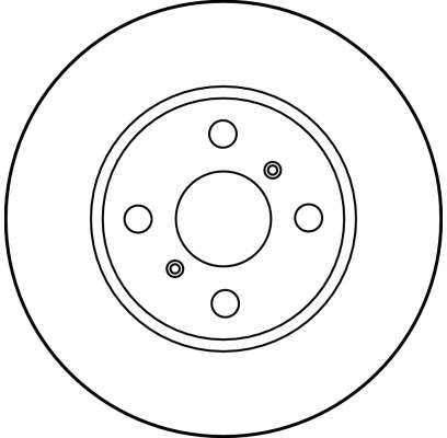 Brake Disc - DF2658 TRW