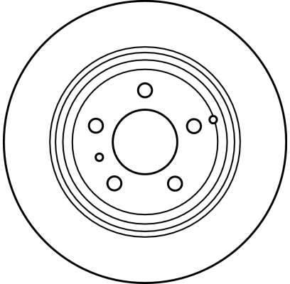 Bremsscheibe - DF2660 TRW