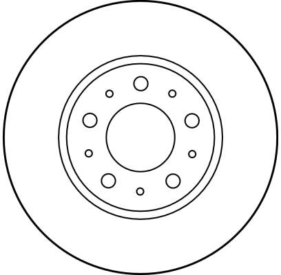 Brake Disc - DF2671 TRW