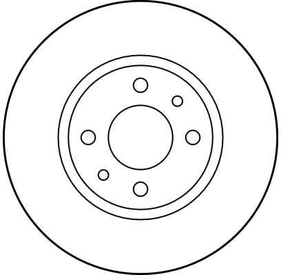 Bremsscheibe - DF2686 TRW