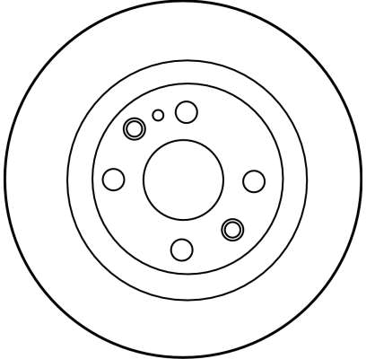 Brake Disc - DF2703 TRW