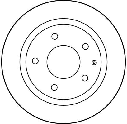 Bremsscheibe - DF2705 TRW