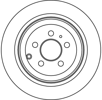 Bremsscheibe - DF2715 TRW