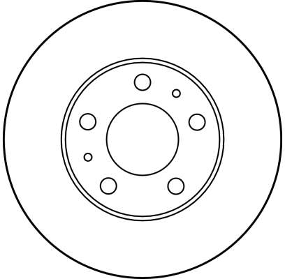 Brake Disc - DF2722 TRW