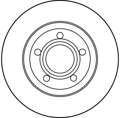 Bremsscheibe - DF2730 TRW