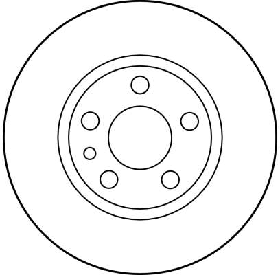 Bremsscheibe - DF2754 TRW