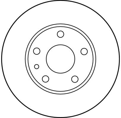 Brake Disc - DF2763 TRW