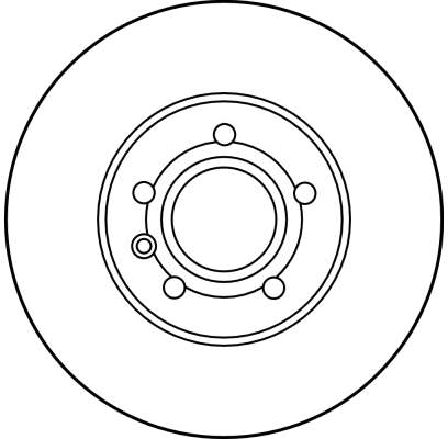 Bremsscheibe - DF2776 TRW