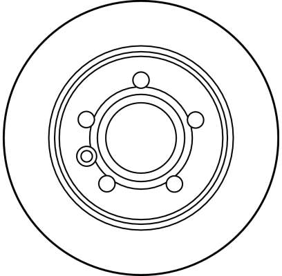 Brake Disc - DF2777 TRW